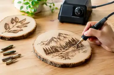 Tecniche di pirografia del legno per iniziare