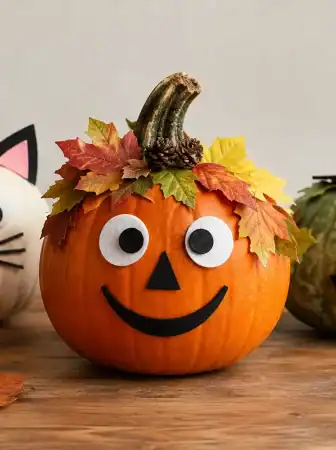Zucche Halloween fai da te senza intagliare